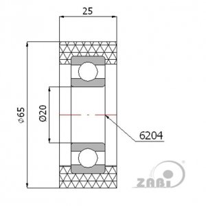 ZABI CZECH s.r.o - polyuretanova-rolna s-loziskem-65-mm-zabi-rp-65-25_20_tv-1750833371.jpg